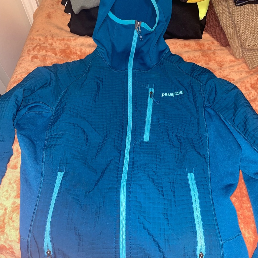 Patagonia Blue Hooded Jacket